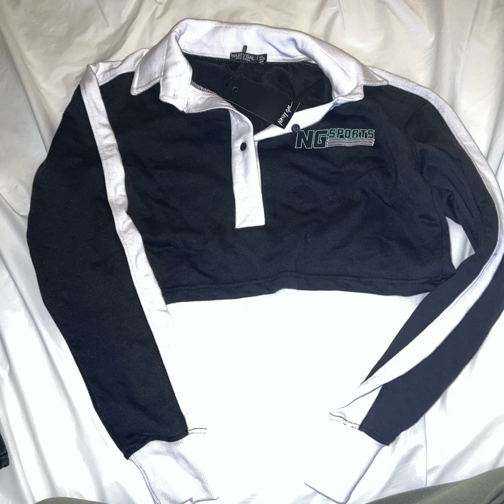 NEW sporty crop top rugby